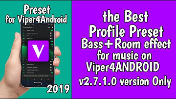 Preset Bass Room effect for Viper4Android v2.7.1.0