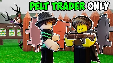 Can I Survive 99 Nights In The Forest Using ONLY Pelt Trader Loot?