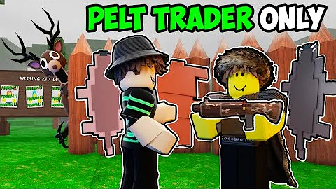 Can I Survive 99 Nights In The Forest Using ONLY Pelt Trader Loot?