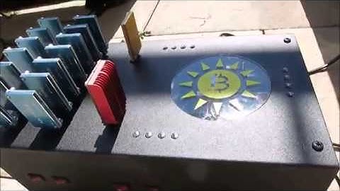 Solar mining.  Bitcoin mining.  Solar powered mining is here!