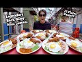 LEGENDARY BACK ALLEY NASI LEMAK EATING CHALLENGE! | 21 PLATES EATEN SOLO?! | Nasi Lemak Bumbung KL!