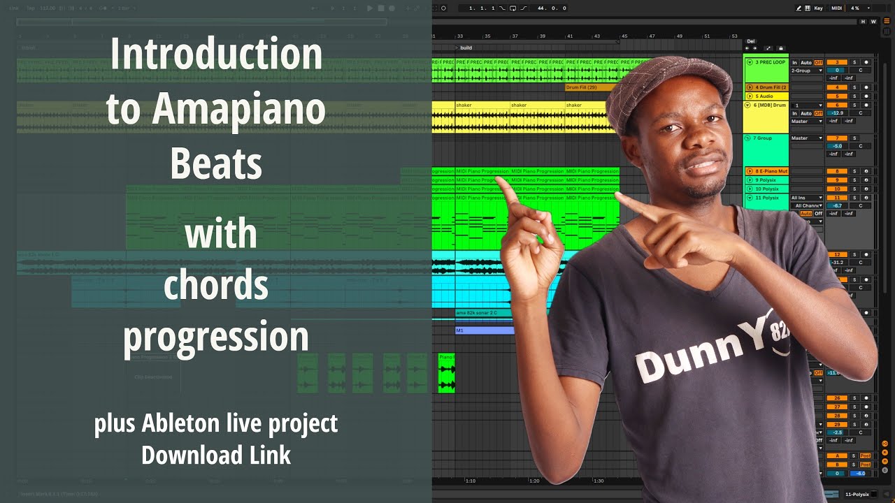 Introduction to Amapiano beats with chords progression (Amapiano Basics