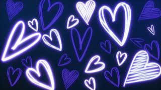 Neon Heart Accents Neon Heart Loop Designs background 4 May 2024