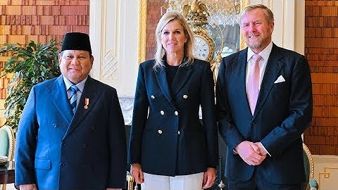 Momen Langka: Raja dan Ratu Belanda Sambut Prabowo di Istana Huis ten Bosch
