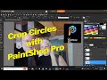 Paintshop pro  cropping out circles