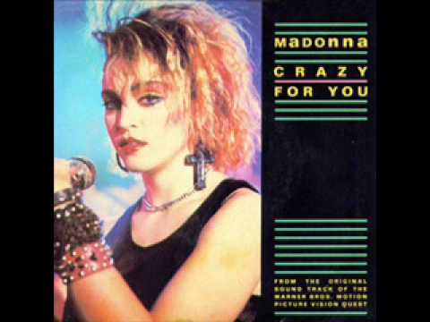 Madonna Crazy For You Youtube