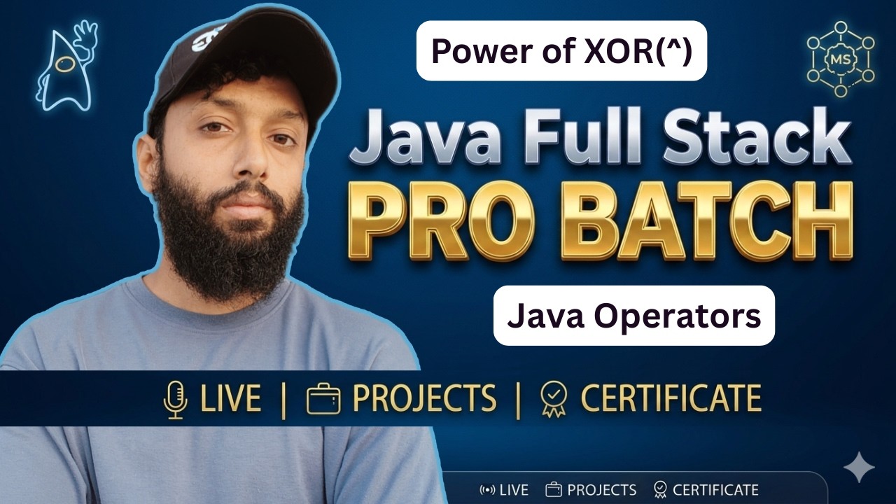 Master Java Operators & Power of XOR (^) 🚀 | Core Java Day-15 - YouTube