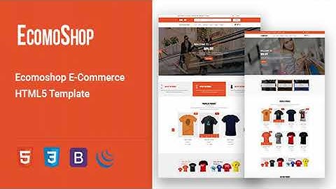EcomoShop - E-commerce HTML5 Template | Themeforest Website Templates and Themes