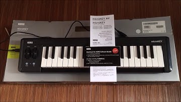 Korg Microkey - Unboxing