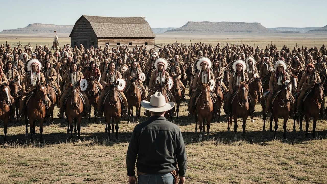 🔥Ein Cowboy half einem hungernden Indianer – dann standen 200 Krieger vor seiner Scheune
