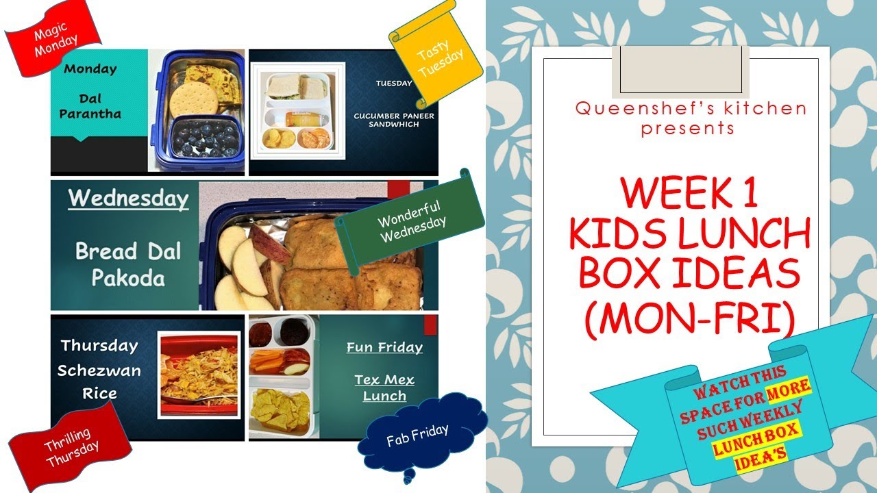 Monday To Friday Kids Lunch Box Ideas 5 Kids Lunch Healthy Recipes Monday To Friday Kids Lunch Box Ideas 5 Kids Lunch Healthy Recipes