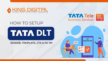 TATA DLT Platform Explained | How to Add Sender, Template, CTA & PE TM Chain