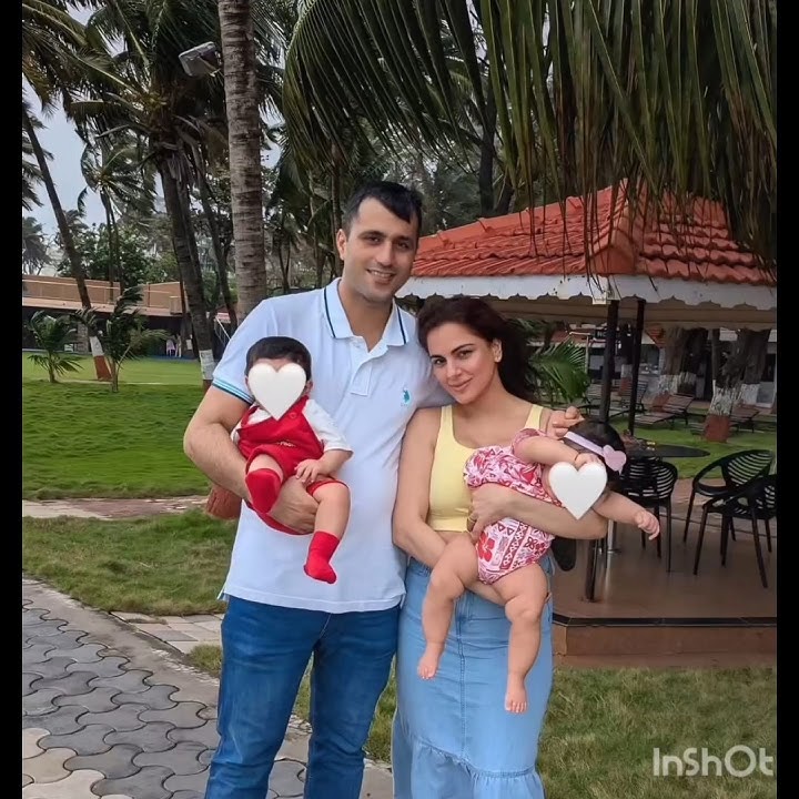 Kundli bhagya actress Shraddha arya  with husband & New born Twins baby photo shoot❤#yt #viralvideo