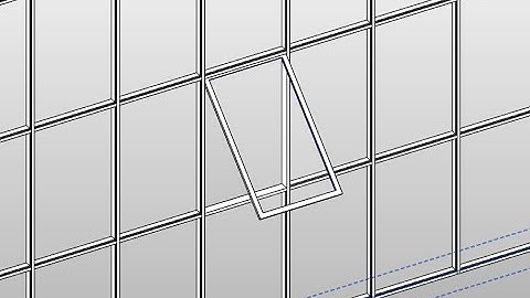 Awning Curtain Wall Window