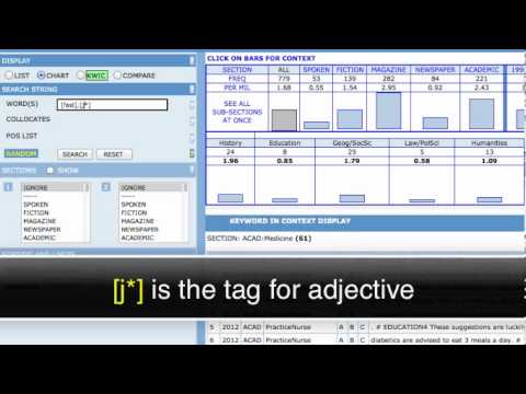COCA 02: Using Part-of-Speech Tags
