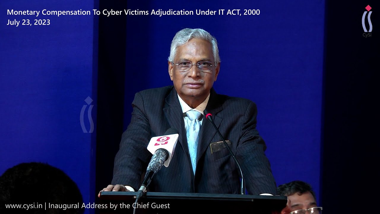 Monetary Compensation To Cyber Victims - Part II (Inaugural Address by ...