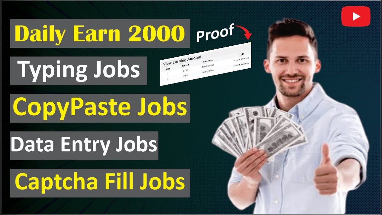 online Data entry jobs in Pakistan online work form home 2023 YouTube