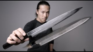 $80 Rusted Knife vs $500 Sushi Knife Restoration by Burrfection 24,060 views 3 years ago 11 minutes, 42 seconds