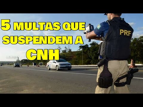 5 MULTAS que suspendem a carteira de habilitação (CNH) IMEDIATAMENTE