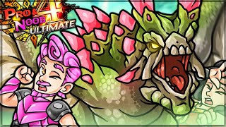 BEST BABY MONSTER - Pro and Noob VS Monster Hunter 4 Ultimate! (Ruby Basarios Gameplay)