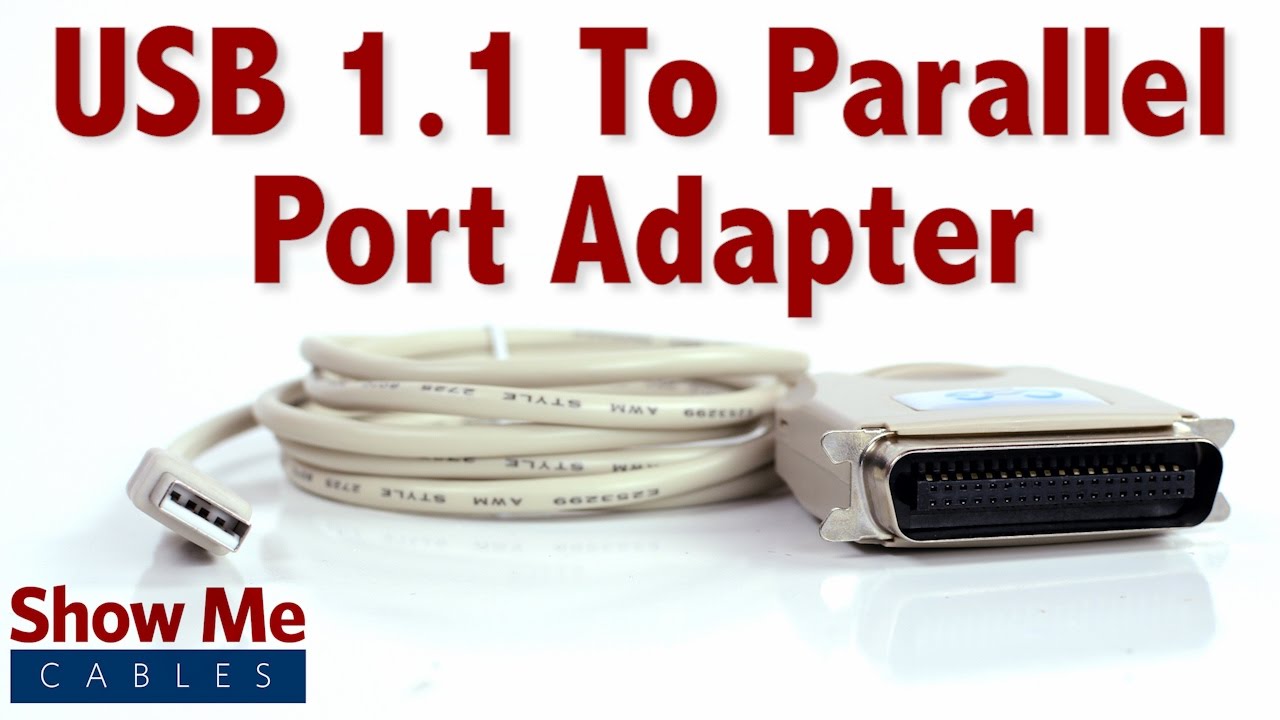 Update Easy To Use USB 1.1 To Parallel Port Adapter - Connect An Older Printer To Your Laptop #23-109-015