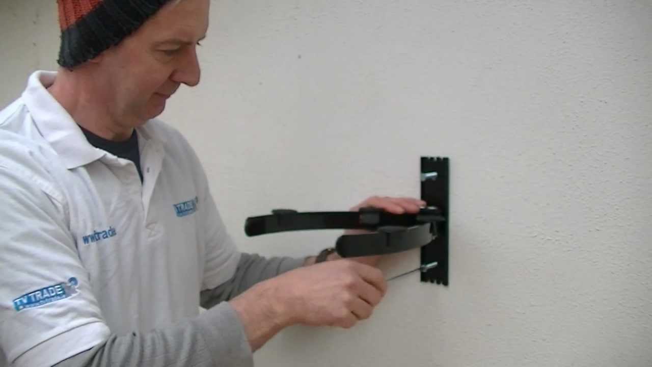 how to install a dvd player shelf to a tv wall mount