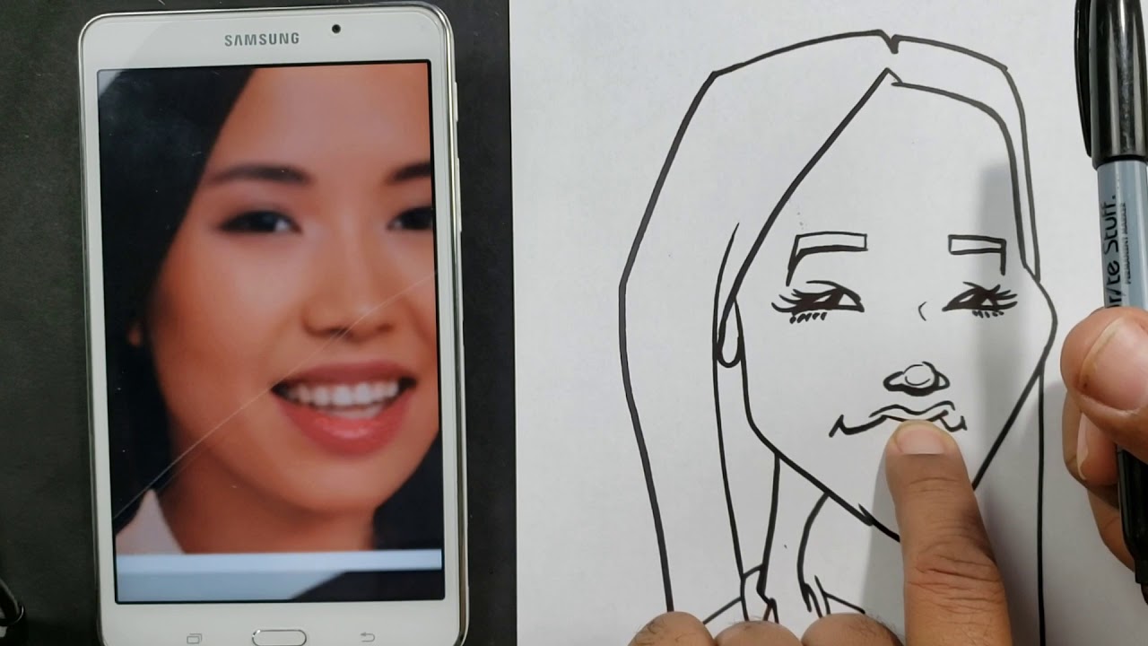 How to draw a Basic Caricature for Beginners YouTube