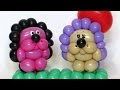 Ежик из двух шаров / Two balloons hedgehog (Subtitles)