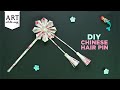 DIY Chinese Hair Stick | DIY Hair Accessories | Chinese | Handmade Hair Pins | Origami | @VENTUNOART