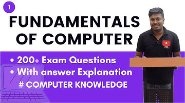 Computer Knowledge || 1.Fundamentals of Computer(200-Questions)