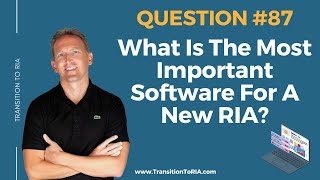 What Is The Most Important Software For A New RIA? screenshot 2