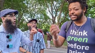 Christian Gets Caught Red-Handed! Hamza Speakers Corner 