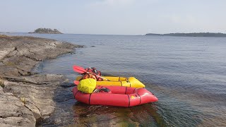 Водный поход в Карельские шхеры во время белых ночей.