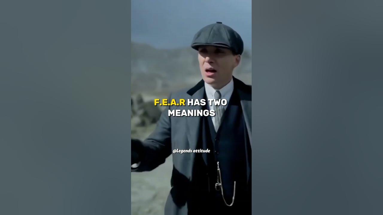 Fear Has Two Meaning, Peaky blinders🔥, Thomas  Shelby, Status, Quotes, #shorts