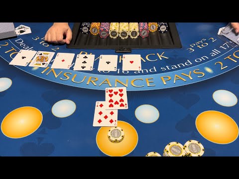 BLACKJACK | $700,000 BUY IN | EPIC HIGH ROLLER SESSION! AMAZING COMEBACK EFFORT WITH $200K BETS!