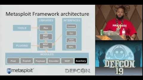 DEFCON 19: Metasploit vSploit Modules