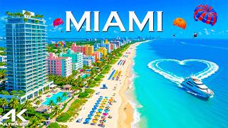 Miami 🇺🇸 4K | Art Deco Streets, Beachfront Beauty & Coastal Energy