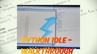 Python Idle - How to use basic features