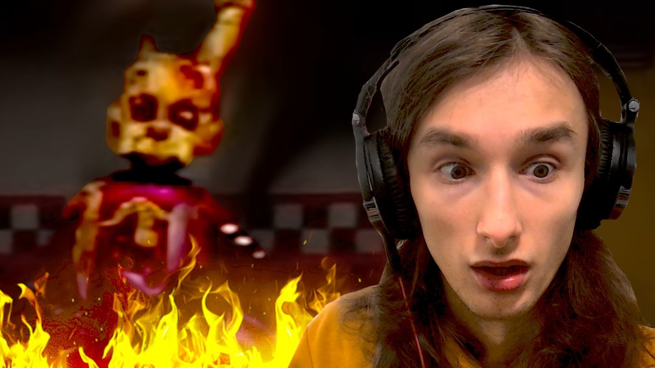 WATCHING SPRINGTRAP BURN DOWN | FNAF Analog Horror Reaction - YouTube