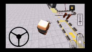#LKW fahrer #Truckgames #truckdriver #سائق شاحنة  LKW einparken Simulator 3D Level (6) screenshot 2