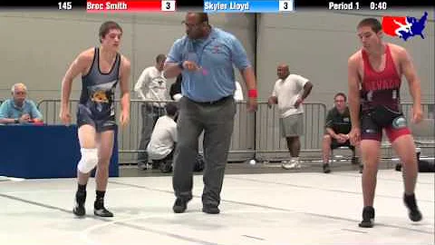 Broc Smith vs. Skyler Lloyd at 2013 West Jr. Frees...