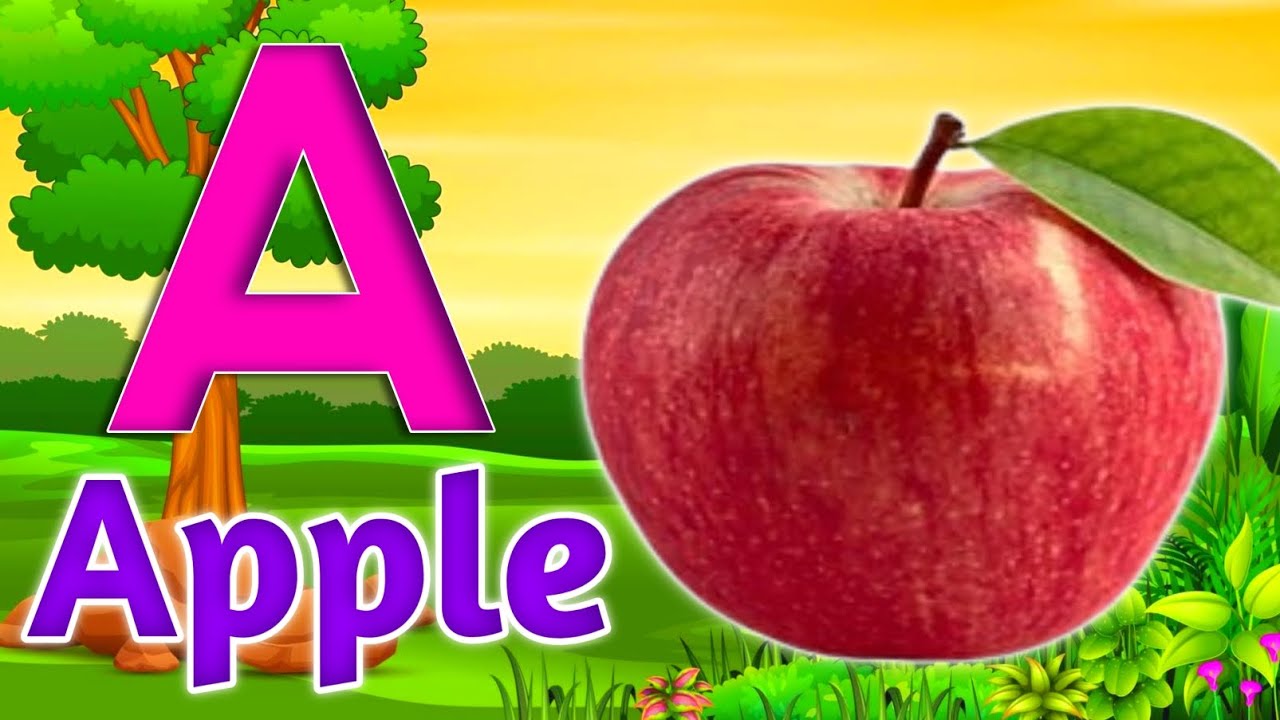 Phonics Song with TWO Words - A For Apple - ABC Alphabet Songs with ...