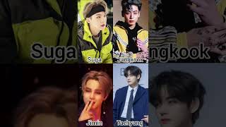 who is best?💜🫰Suga vs jungkook vs jimin vs taehyung #bts #army #kpop #bangpink_fan_girl