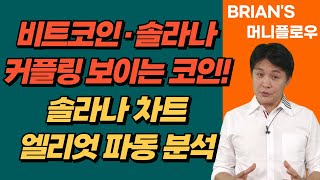 [머니플로우] 비트코인과 커플링을 보이는 '솔라나' 차트 엘리엇 파동 분석 │ 브라이언김, 머니플로우, 코인, 비트코인