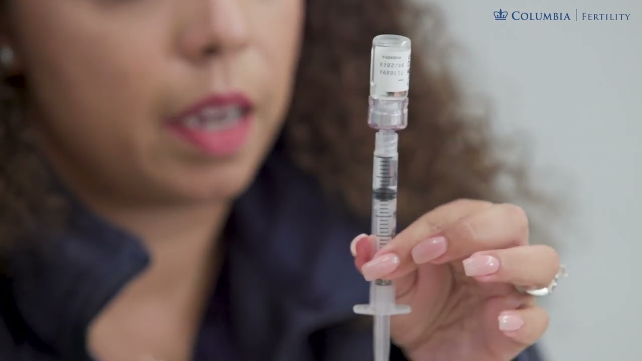 How to administer your Menopur injection