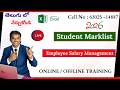 Student Mark List &amp; Employee Salary Management in Advanced Excel