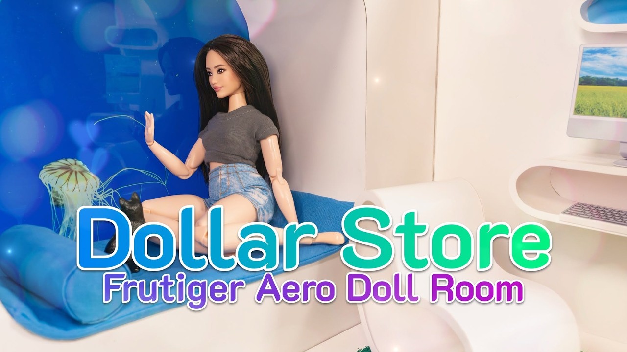 Dollar Tree Craft : DIY Doll Room | Frutiger Aero Inspired: Dollar Store Craft