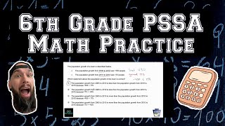 6th Grade Math PSSA Help - Comparing Positive and Negative Numbers (Word Problem)