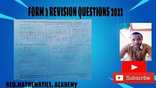 FORM 3 REVISION QUESTIONS screenshot 4