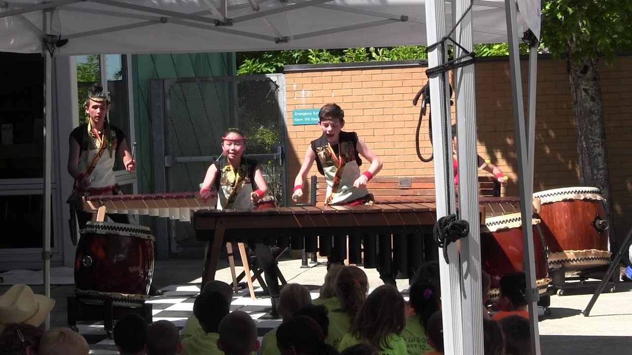 Whitewater 2 by en Taiko at Three Creeks Library, 12July2018